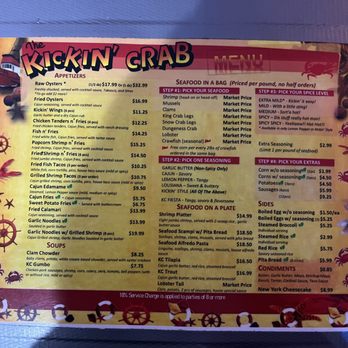 The Kickin' Crab - Menu - Cajun/Creole Near Me - Long Beach, California The Kickin' Crab - Menu - Cajun/Creole Near Me - Long Beach, California