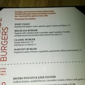 Billie Jax Grill & Bar - Handmade Burgers - Bars Near Me - Whitby, Ontario