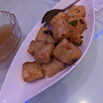 Dynasty - Fried turnip cake with XO sauce - Cantonese Near Me - Boston, Massachusetts