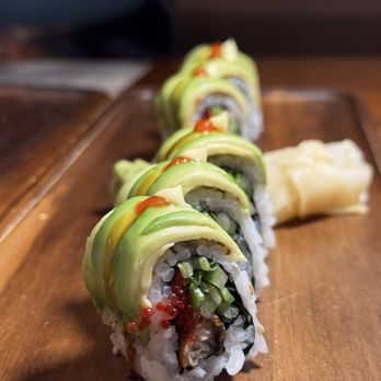Issho - Caterpillar roll - Sushi Bars Near Me - Annandale, Virginia Issho - Caterpillar roll - Sushi Bars Near Me - Annandale, Virginia