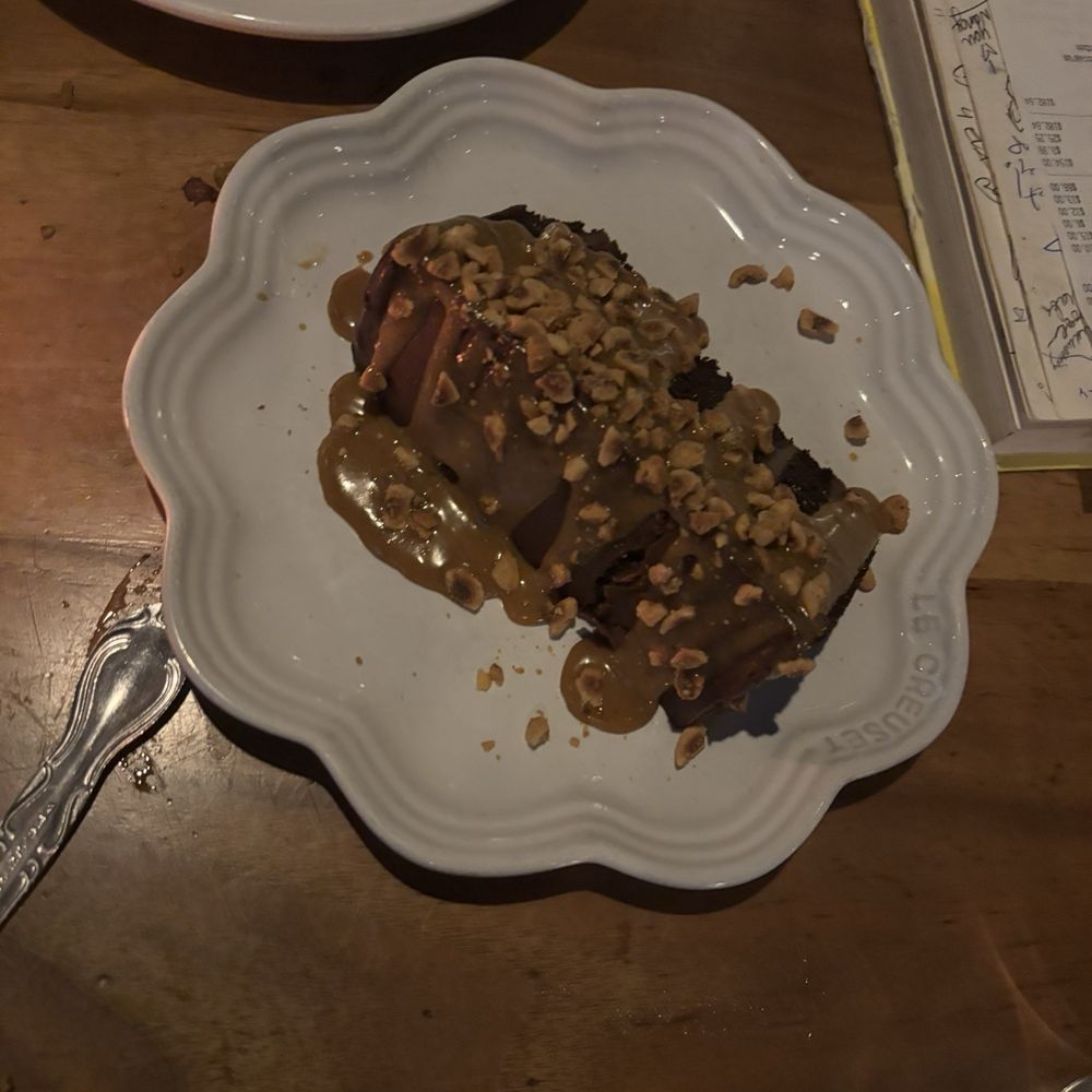 Butcher & Bee - Chocolate Praline Cake - New American Near Me - Nashville, Tennessee Butcher & Bee - Chocolate Praline Cake - New American Near Me - Nashville, Tennessee