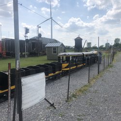 Northwest Ohio Railroad Preservation - Miniature train ride boarding area at Northwest Ohio Railway Preservation