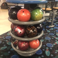 Columbus Bowling Center - Balls for use by anyone
