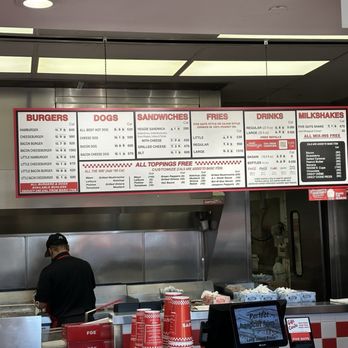 Five Guys - Menu - Burgers Near Me - Torrance, California
