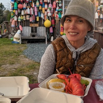 Happy Clam Shack - Ready for lobsters after a long hike. With grilled corn and real honest to goodness butter. - Seafood Near Me - Bar Harbor, Maine Happy Clam Shack - Ready for lobsters after a long hike. With grilled corn and real honest to goodness butter. - Seafood Near Me - Bar Harbor, Maine