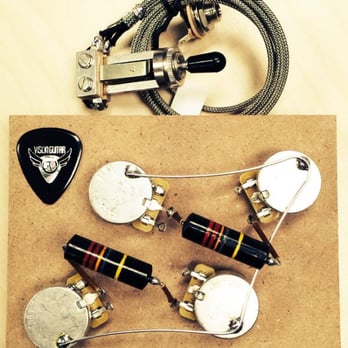 Vision Guitar - Custom 1959 style Les Paul Pre-wired harness for a local customer - Guitar Stores Near Me - San Jose, California