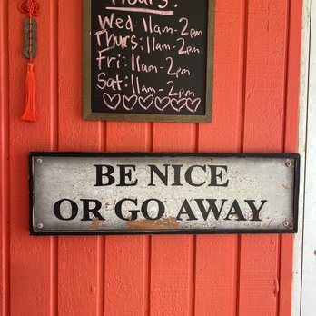 Sweet Yams - Signage near the order area. - Gluten-Free Near Me - San Antonio, Texas
