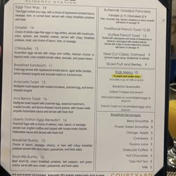 Twenty Five 92 - Breakfast menu