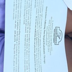 South Bay Endodontics - The only instructions i was given about my tooth