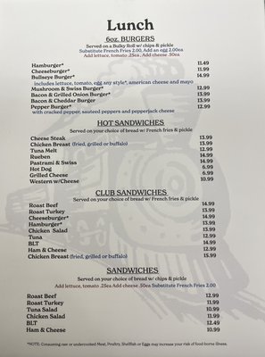 Menu photo 2 Trackside Cafe Exeter, NH Menu photo 2 Trackside Cafe Exeter, NH