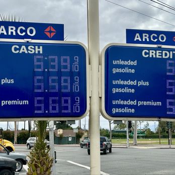 ARCO - Gas Prices on 4/27/26 - Gas Stations Near Me - Ontario, California ARCO - Gas Prices on 4/27/26 - Gas Stations Near Me - Ontario, California