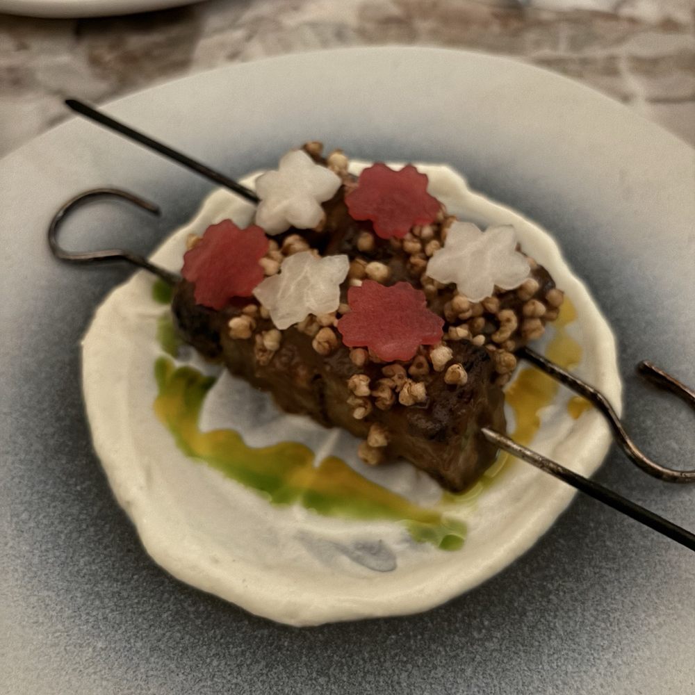 Elem Vancouver - Grilled lamb skewers - Canadian (New) Near Me - Vancouver, British Columbia