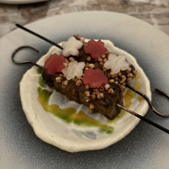 Elem Vancouver - Grilled lamb skewers - Canadian (New) Near Me - Vancouver, British Columbia