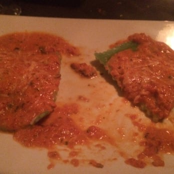 Paisano's Restaurant - Spinach & Chicken Ravioli in Carbonara Sauce - Italian Near Me - Rutherford, New Jersey Paisano's Restaurant - Spinach & Chicken Ravioli in Carbonara Sauce - Italian Near Me - Rutherford, New Jersey