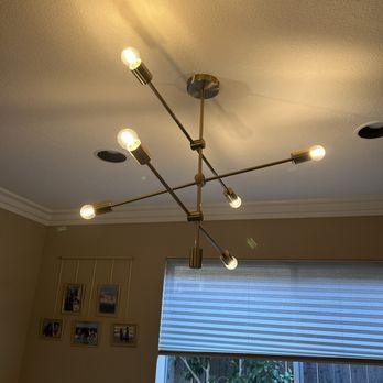Capistrano Electric - New dining room light fixture. - Electricians Near Me - San Juan Capistrano, California