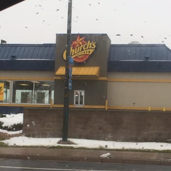 Church's Chicken - the front of a restaurant - Chicken Wings Near Me - Denver, Colorado