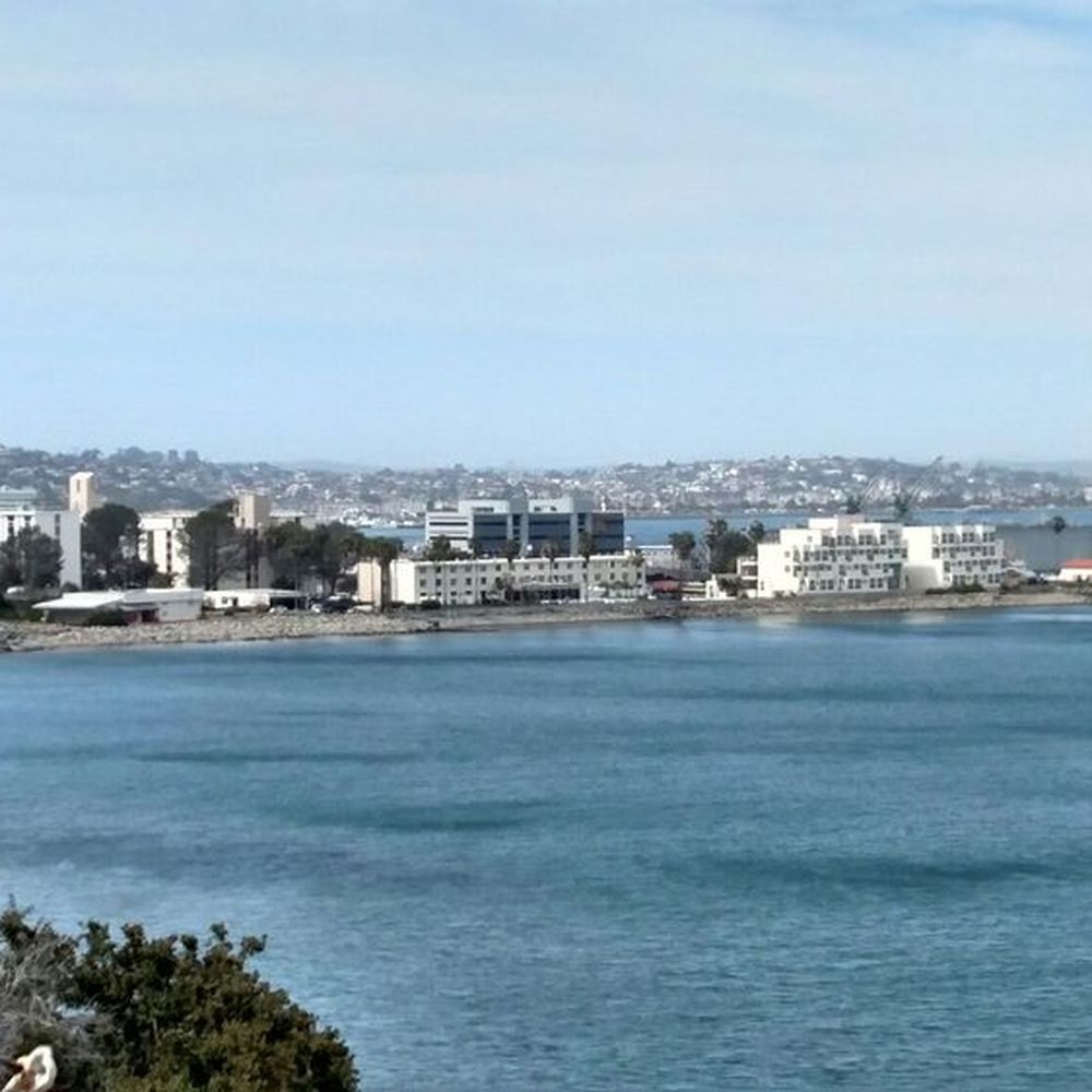 Bayside Trail - View towards the Naval Base Point Loma - Hiking Near Me - San Diego, California