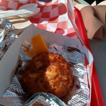 James Hook & Co - Crab cake., Fresh crabmeat!! Good - Seafood Near Me - Boston, Massachusetts James Hook & Co - Crab cake., Fresh crabmeat!! Good - Seafood Near Me - Boston, Massachusetts