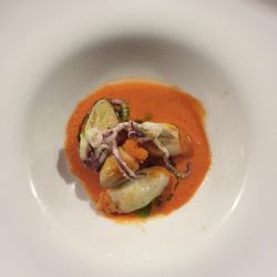 I Colli - Seppie ripiene su gazpacho