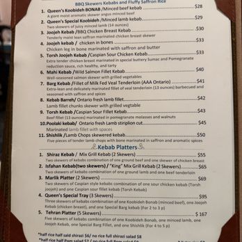 Queen of Persia - Menu - Persian/Iranian Near Me - Toronto, Ontario Queen of Persia - Menu - Persian/Iranian Near Me - Toronto, Ontario
