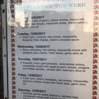 Dimond Slice Pizza - Daily pizza changes and the whole week is always posted - Pizza Near Me - Oakland, California