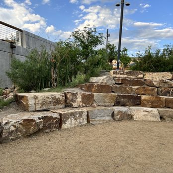 Festival Park - Rock seats in picnic area - Parks Near Me - Castle Rock, Colorado