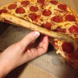 Seasons Pizza - What they call pan crust. They used to have good pizza but now terrible. Also terrible customer service.