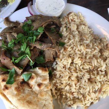 Firehouse Taverna - Lamb Gyro plate, the best - Greek Near Me - Reseda, California