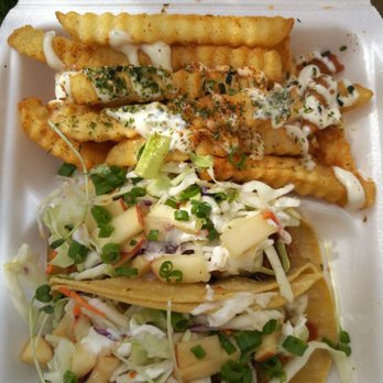 Flyin' Ahi - Ahi Tacos and Tsunami Fries - Food Trucks Near Me - Mililani, Hawaii
