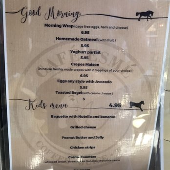 Cafe Esme - menu - Coffee & Tea Near Me - Jersey City, New Jersey