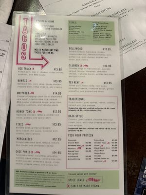 Menu photo 2 Crafted Mebane, NC