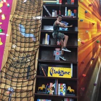 ClimbZone - The shelf wall. - Arcades Near Me - Howell, New Jersey