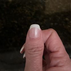 Nail Salon - New manicure with my healed nail. Thank you Kelly!