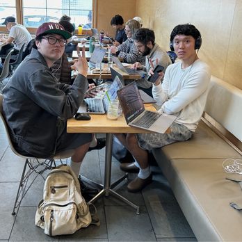 CoRo Coffee Room - Friends and I studying - Coffee & Tea Near Me - Berkeley, California