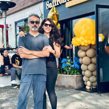 Saffron And Rose - Hamed & Nooshin owners of Saffron & Rose - Ice Cream & Frozen Yogurt Near Me - Del Mar, California Saffron And Rose - Hamed & Nooshin owners of Saffron & Rose - Ice Cream & Frozen Yogurt Near Me - Del Mar, California