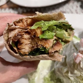 Local Table - Dry, overcooked Honey-Glazed Salmon Wrap - New American Near Me - Cypress, Texas