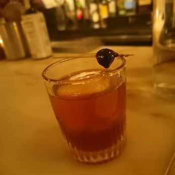 La Vara - Yacht Rock: Bourbon, Amaro Sfumato, Amontillado, Bitters. Excellent cocktail and worth it for $15. - Spanish Near Me - Brooklyn, New York