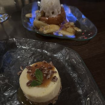 Hyde Park Prime Steakhouse - Salted Caramel Cheesecake  Flaming Butter Cake - Steakhouses Near Me - Northville, Michigan