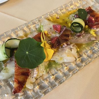 L’appart - Sea bream crudo - French Near Me - Los Angeles, California