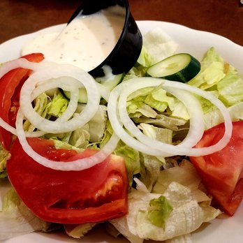 Binghams - Side tossed salad, great! - Seafood Near Me - Kingsley, Pennsylvania Binghams - Side tossed salad, great! - Seafood Near Me - Kingsley, Pennsylvania