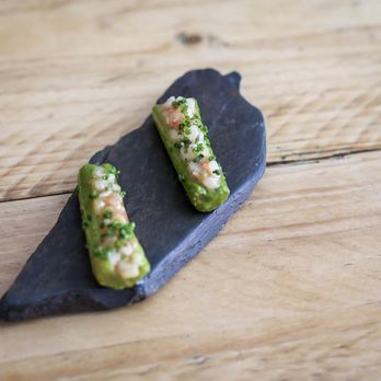 Mano Rota - Apio - Tartar de gamba - Mediterranean Near Me - Barcelona, B Mano Rota - Apio - Tartar de gamba - Mediterranean Near Me - Barcelona, B