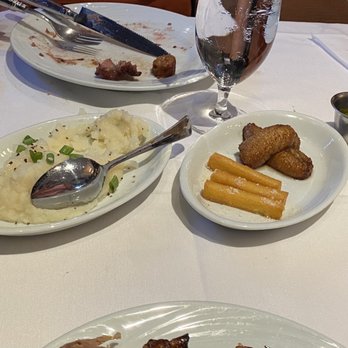 Fogo de Chão - Mashed potatoes , plantain fries, and bananas that came late - Brazilian Near Me - Austin, Texas Fogo de Chão - Mashed potatoes , plantain fries, and bananas that came late - Brazilian Near Me - Austin, Texas