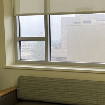 Sharp Memorial Hospital - Couch by window on extremely overcast day. Really nice, good size windows for the size of the room. - Hospitals Near Me - San Diego, California