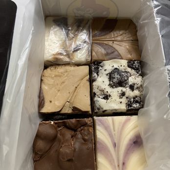 Buc-ee’s - Buc-ee's Fudge: Tiger Butter + Macchiato + Peanut Butter Chocolate + Cookies n Cream + Rocky Road + Blueberry Cheesecake - Gas Stations Near Me - Texas City, Texas Buc-ee’s - Buc-ee's Fudge: Tiger Butter + Macchiato + Peanut Butter Chocolate + Cookies n Cream + Rocky Road + Blueberry Cheesecake - Gas Stations Near Me - Texas City, Texas