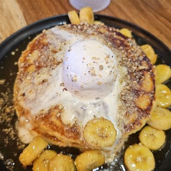 Pradera Brunch - Pancakes banana foster - Breakfast & Brunch Near Me - Costa Mesa, California Pradera Brunch - Pancakes banana foster - Breakfast & Brunch Near Me - Costa Mesa, California