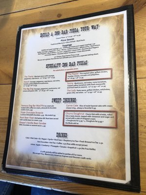 Menu photo 3 Dog Bar & Grill Cuchara, CO