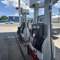 DK Gas Station - Gas pumps.