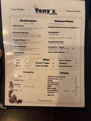 Menu photo 4 Tony’s Kitchen Long Beach, CA Menu photo 4 Tony’s Kitchen Long Beach, CA