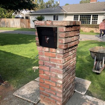 Paul R Schickel - Retrofit brick locking mailbox. - Masonry/Concrete Near Me - Fresno, California Paul R Schickel - Retrofit brick locking mailbox. - Masonry/Concrete Near Me - Fresno, California
