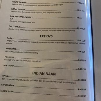 In-Dish - Menu - Indian Near Me - Bruges, VWV